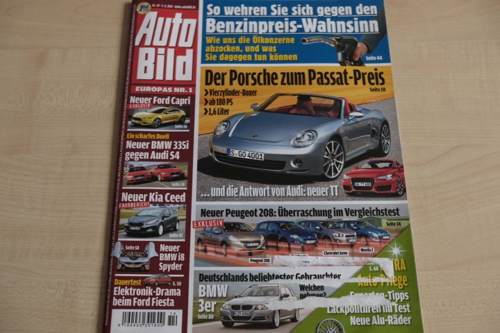Deckblatt Auto Bild (14/2012)